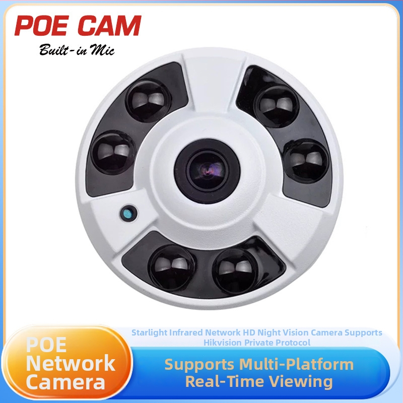 Vnútorná IP kamera 1080P, objektív 3.6mm, PoE napájanie, IR nočné videnie 5 m