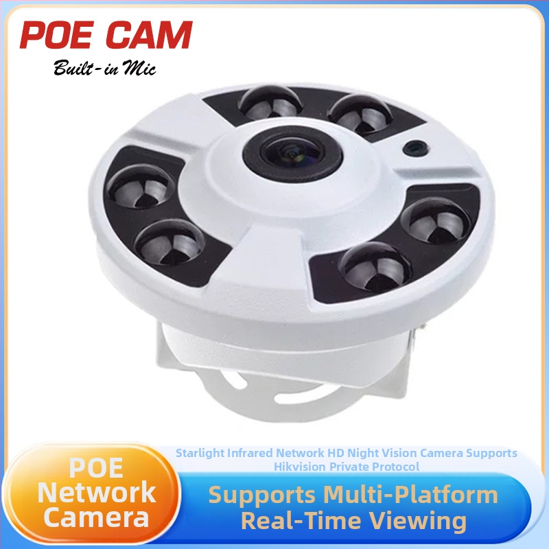 Vnútorná IP kamera 1080P, objektív 3.6mm, PoE napájanie, IR nočné videnie 5 m