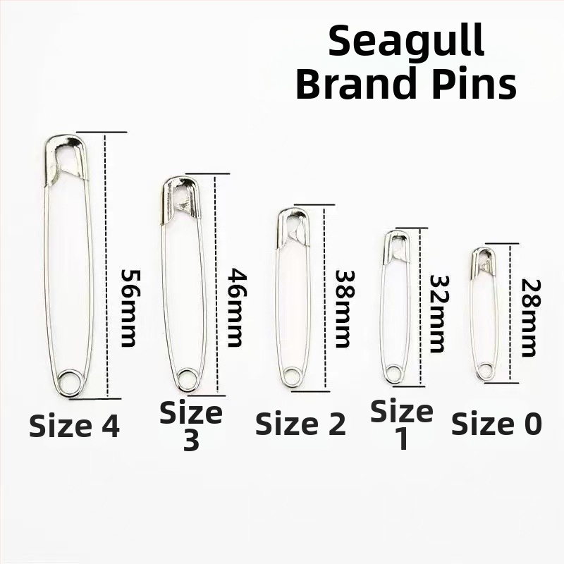 Seagull značka kovové sponky, model 2212, balené v krabici