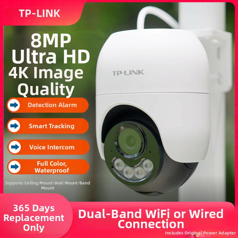 Tp-Link 8MP Dual-Band Bezdrôtová Vonkajšia PTZ IP Kamera IPC682F-A