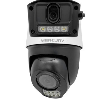 Mercury 360°-os kétkamerás kültéri vezeték nélküli megfigyelő kamera távoli megfigyeléssel, WIFI, két kameracsatorna, interkom támogatás