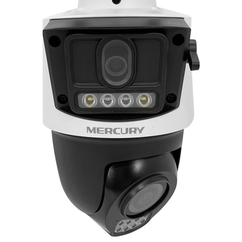 Mercury 360°-os kétkamerás kültéri vezeték nélküli megfigyelő kamera távoli megfigyeléssel, WIFI, két kameracsatorna, interkom támogatás
