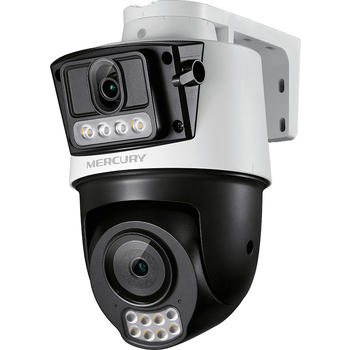 Mercury 360°-os kétkamerás kültéri vezeték nélküli megfigyelő kamera távoli megfigyeléssel, WIFI, két kameracsatorna, interkom támogatás