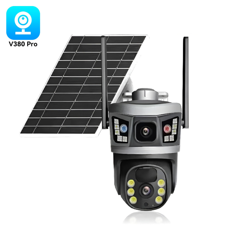 Kamera s dvojitým objektívom: kupolová a bullet, ultra nízka inteligencia 0.00001 lx, 12 V napájanie, vnútorné/vonkajšie použitie, s alarmnou funkciou