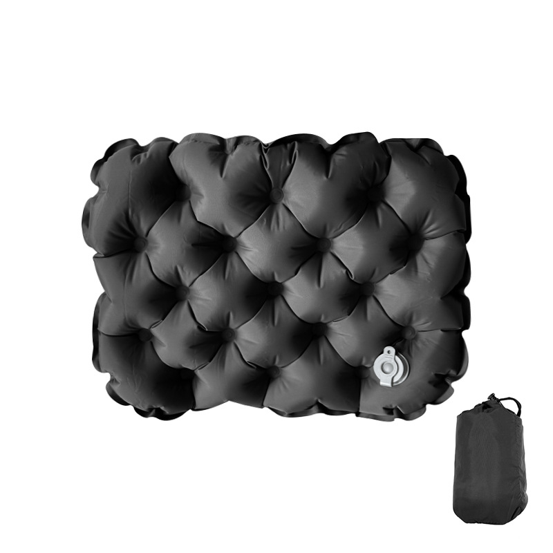 Lagani nafukljivi sjedalni jastuk za kampiranje i piknik, 30 × 40 cm, materijal nylon TPU