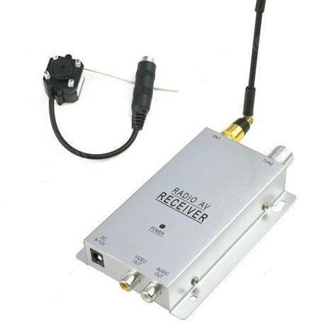 Beltéri infravörös vezeték nélküli felügyeleti kamera, 3,7 mm objektív, CMOS szenzor, 4 LED-es éjjellátás, 12V DC tápegység