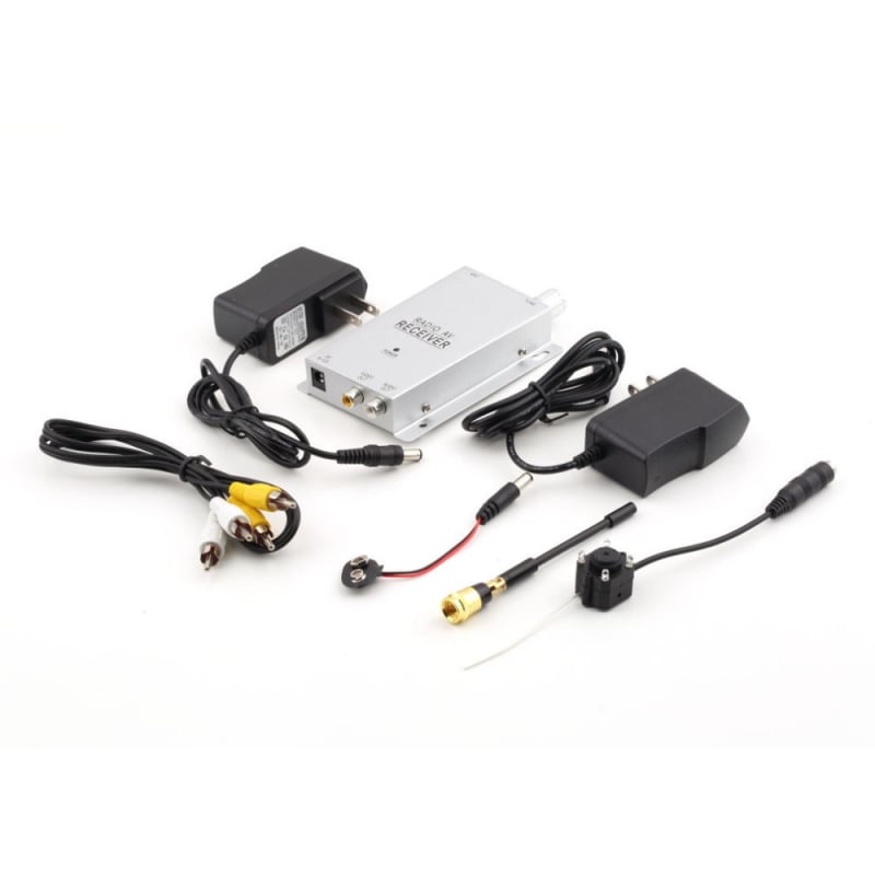 Beltéri infravörös vezeték nélküli felügyeleti kamera, 3,7 mm objektív, CMOS szenzor, 4 LED-es éjjellátás, 12V DC tápegység