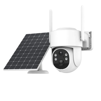 Εξωτερική 4G ηλιακή PTZ CCTV IP κάμερα, 0.001 lux, 48 dB SNR, λειτουργία -20 έως 55°C, τροφοδοσία 5V