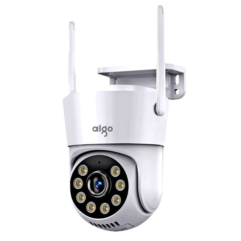 Cameră de supraveghere wireless pentru exterior cu monitorizare de la distanță, unghi de vizualizare 360°, vizualizare în noapte HD; iluminare minimă 0.02 lux, SNR >20 dB, interval de funcționare -20°C până la 55°C, alimentare 12V, funcție de alarmă.