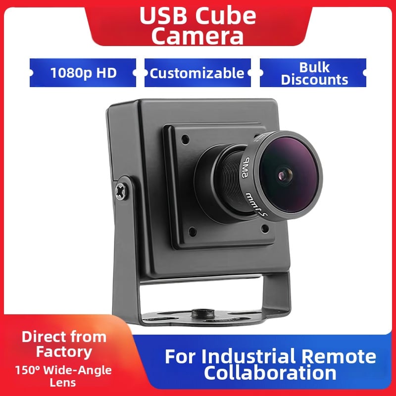 Priemyselná USB 2.0 kamera bez ovládačov pre monitory a digitálne reklamné panely, 1080p HD, model AWD-3134U