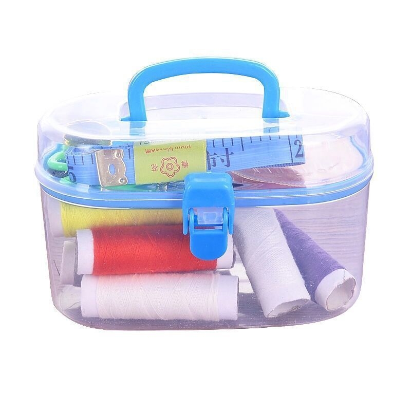 Junwei Prenosivi Mini Set za Šivanje – Kućni DIY Set za Šivanje, Kutija za Pohranu, Kompaktna Kutija