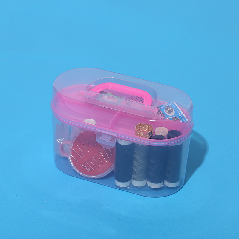 Junwei Prenosivi Mini Set za Šivanje – Kućni DIY Set za Šivanje, Kutija za Pohranu, Kompaktna Kutija