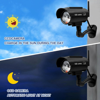 Solarna lažna kamera za nadzor sa LED svjetlom i antenom