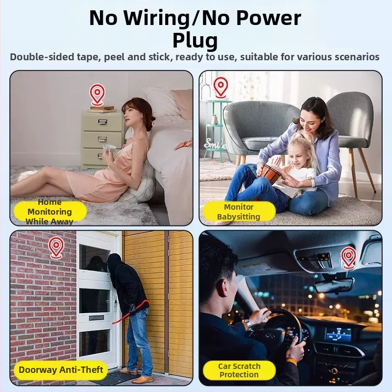 Sisemine nutikas jälgimiskaamera, 1 kaamera, vahemik 0–10 m, eraldusvõime 700–1080 TVL, HTTP-ühendus, mobiilirakendust toetab, mudel C6