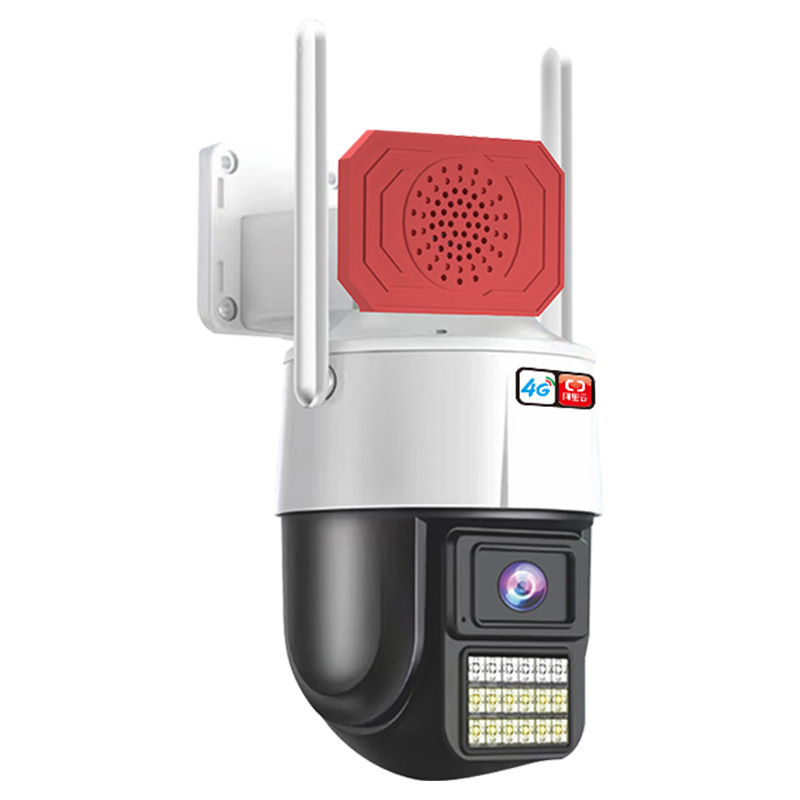 Cameră wireless 4G pentru exterior, pentru uz casnic, cu monitorizare la distanță prin telefon și funcție fără trafic de date