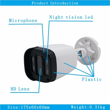 IP kamera s 8MP/4K, 3.6mm objektiv, 0.001 lux, unutarnja/vanjska upotreba, IR 30m