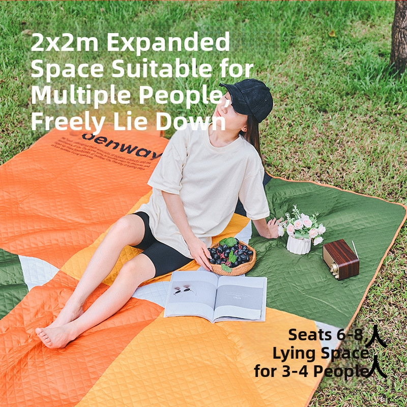 Covoraș de picnic pentru camping în aer liber, din material Oxford, 1 kg, modelul 78079, potrivit pentru 3-4 persoane