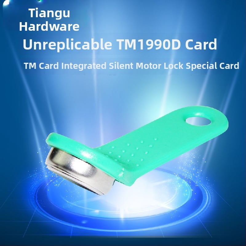 TM-kaardi elektrooniline võti 1990A-F5 – sise- ja välistingimustes kasutamiseks, plastikust, -40 kuni 45°C, Xintiangu