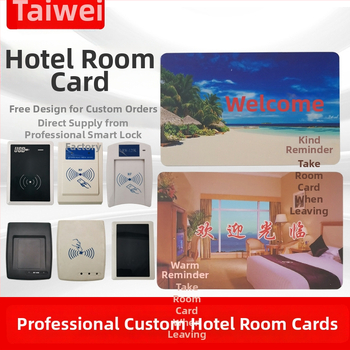 Smart karta pre hotelové dvere s čipom T5577 — kontaktna IC karta, 1024 uloženie, zápisové cykly >100000, prevádzková teplota -20 až 85°C