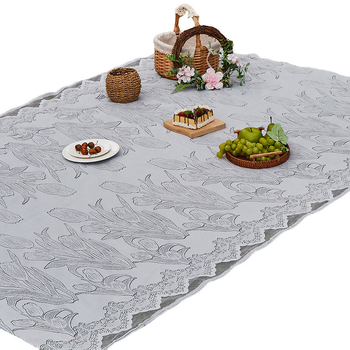 Πικνικ μάτ με κομμένο δαντελένιο σχέδιο, κουβέρτα κάμπινγκ, 100% πολυεστέρας, μοντέρνο-λιτό εξωτερικό