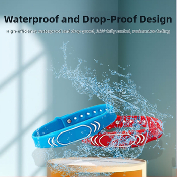 T5577 prepisovateľná smart náramok – NFC/RFID vstupná karta pre saunu, kúpeľ a plávanie; bezkontaktné IC, 0–45°C, 100000 vymazávacích cyklov, kompatibilné s T5577/5200