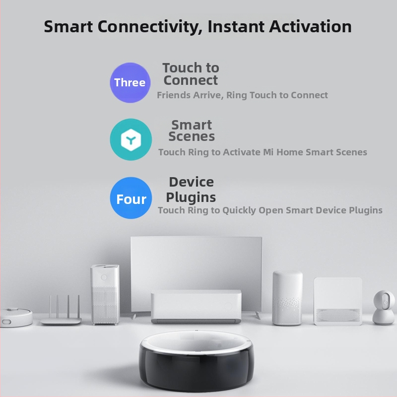 Jakcom R5 smart prsteň pre prístup s 6 kartami (2 IC, 2 ID, 2 NFC) – pamäť 100