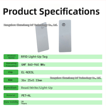 RFID etiketa pre sledovanie predmetov PY8001 – rýchle vyhľadávanie a presné umiestnenie, dosah >2 m na textil, 272-bitová pamäť, čítanie/zapisovanie 0,5 s, UHF