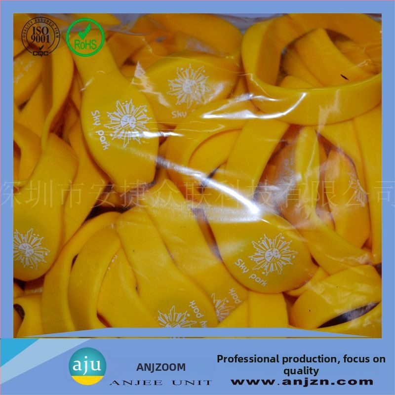 RFID chytrý náramok na identifikáciu LF karty, model 6129, pasívna karta, 144 bajtov pamäte, čítanie/zápis 0,2 s, čip iba na čítanie, ANJZOOM