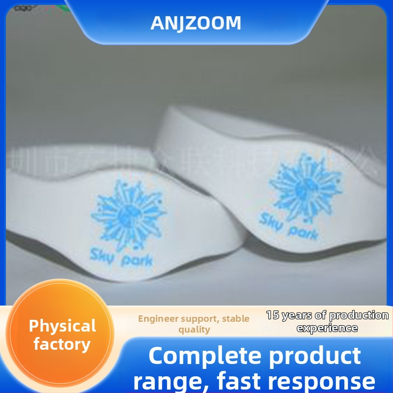 RFID chytrý náramok na identifikáciu LF karty, model 6129, pasívna karta, 144 bajtov pamäte, čítanie/zápis 0,2 s, čip iba na čítanie, ANJZOOM