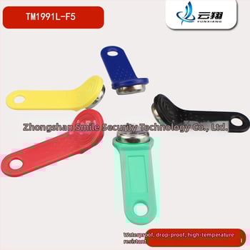 Krüpteeritud mitmekülgne juurdepääsukontrolli nutikas kaart, mudel 91l–f5, roostevaba teras, iButton ühilduv, kasutusvaldkonnad: juurdepääs, kohalolek ja parkimine, -45 °C kuni 85 °C