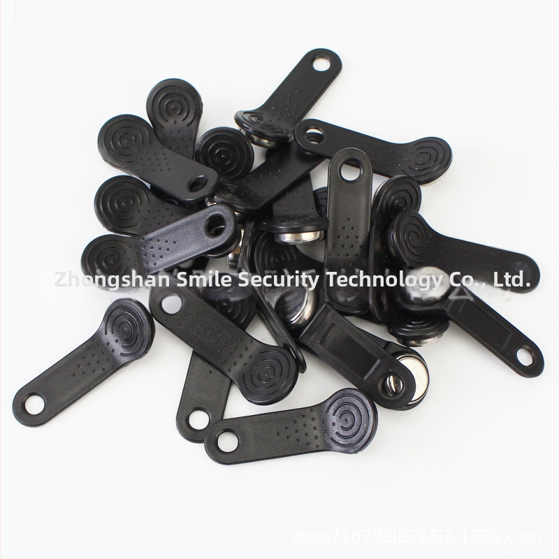 Krüpteeritud mitmekülgne juurdepääsukontrolli nutikas kaart, mudel 91l–f5, roostevaba teras, iButton ühilduv, kasutusvaldkonnad: juurdepääs, kohalolek ja parkimine, -45 °C kuni 85 °C