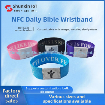 RFID elastické náramky s NFC – dosah snímania 1–5 cm, čip čítanie/zápis, pamäť 1024, HF pasívny