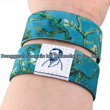 RFID elastické náramky s NFC – dosah snímania 1–5 cm, čip čítanie/zápis, pamäť 1024, HF pasívny