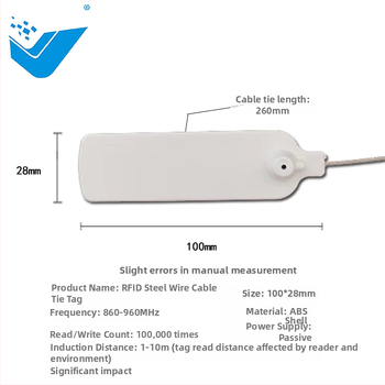 UHF RFID elektronická značka – Model QFBQ-B, Čip U8, Kapacita úložiska 128, Čas čítania/zápisu 1-2, Dosah senzora 100-1000