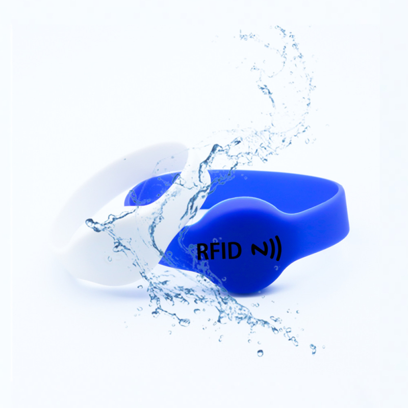 RFID silikoonkäevõru HF NFC ligipääsukontrolliks, veekindel ja sobib kogukonna ja ujumisbasseini ligipääsuks; materjal: silikoon; tehnoloogia: HF NFC; rakendus: ligipääsukontroll; töötemperatuur: -40°C kuni +85°C