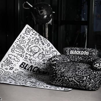 Black Dog kamperska podloga s aluminijskom folijom, protuklizna i otporna na vlagu, za 2-4 osobe