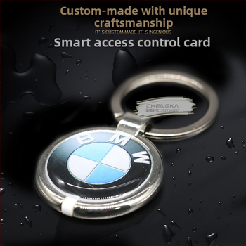 Bezkontakta vadības karte uz atslēgu piekariņu – IC-CUID, 8 kbit atmiņa, 10 gadu datu glabāšana, pielietojums: piekļuve, lifts, biedri