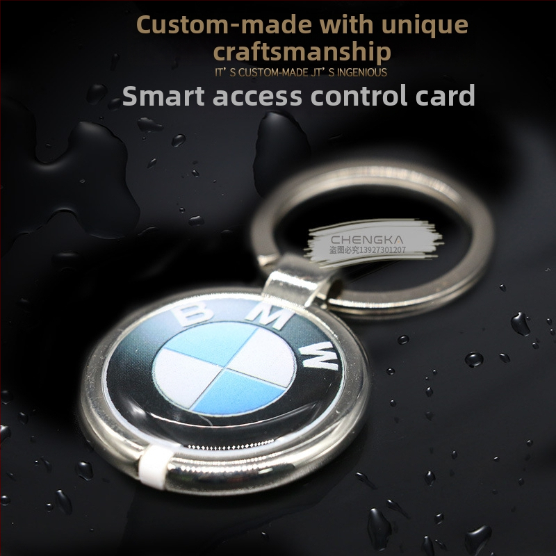 Bezkontakta vadības karte uz atslēgu piekariņu – IC-CUID, 8 kbit atmiņa, 10 gadu datu glabāšana, pielietojums: piekļuve, lifts, biedri