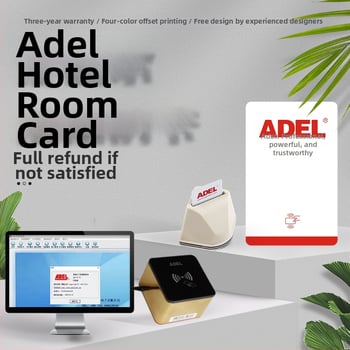 Nutikas hotelli toa juurdepääsukaart (A90/A93 andur), PVC, kohandatud trükiga