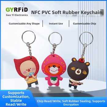 Gudra piekļuves karte RFID/NFC, modelis KES05, bezkontakta, 1K atmiņa, 1 000 000 rakstīšanas/dzēšanas ciklu, temperatūras diapazons -30°C līdz +80°C