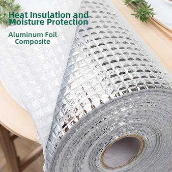 Podložka/liner pre skrinky a zásuvky z PE, bez lepidla, vodeodolná a vlhkostiodolná s hliníkovou fóliou; PE 98%, PVC 2%