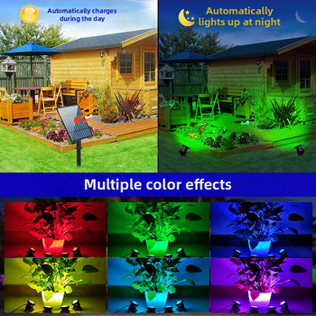 Lumină LED solară subacvatică pentru piscină — IP68, senzor de comutare, 3W, 3,7V