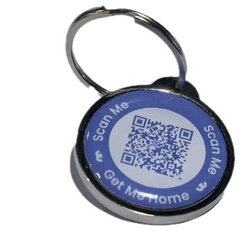 NFC lemmiklooma identifikatsioonikaar dünaamilise epoksükattega, QR-kood, metalläär, PVC kaart (kohandamine saadaval)