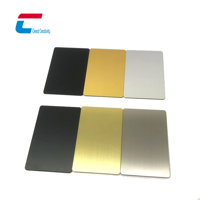 VIP metall NFC kaart kohandatud logoga, roostevaba teras, 1 ms lugemine ja kirjutamine, mudel NFC METAL01