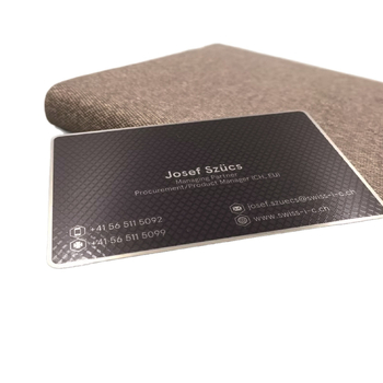 Vaskist metallkaart magnetilise ribaga VIP liikmeks