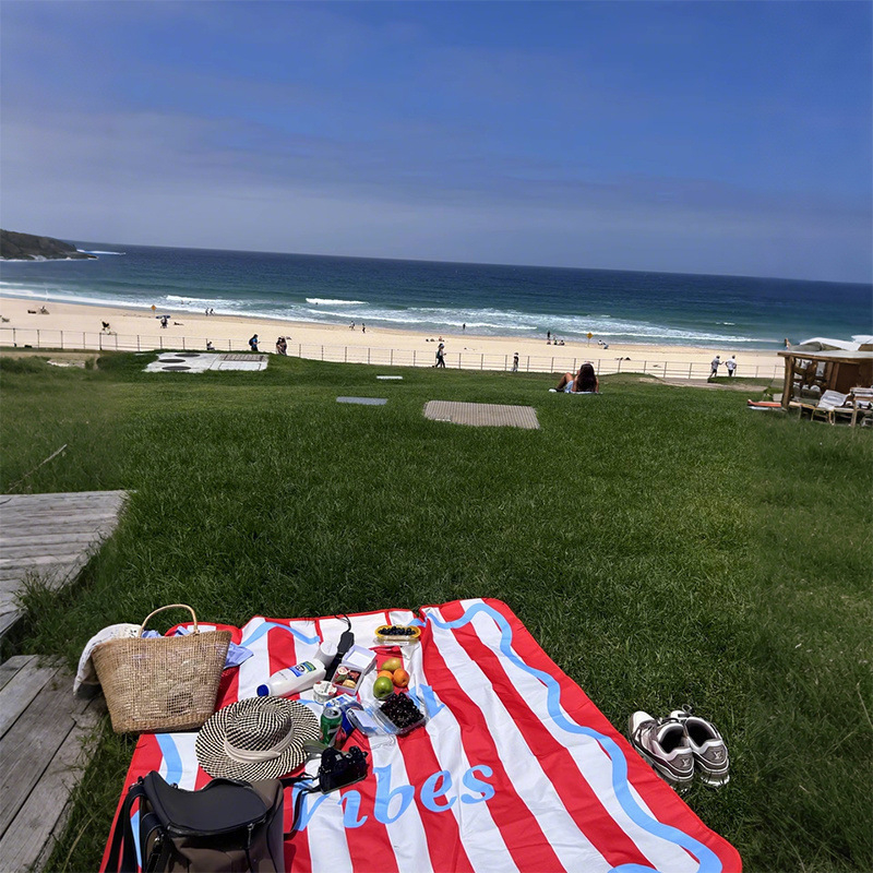 Piknik prostirka za plažu – Oxford platno, vodootporna, protuklizna, prenosna, za 1–2 osobe
