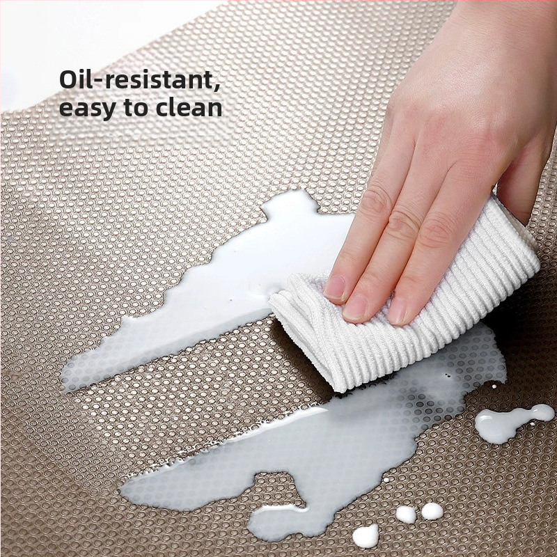 Priehľadná PEVA podložka do zásuvky, vodotesná a protizšmyková, zosilnená, na rezanie na mieru, vhodná do kuchyne, skriniek, chladničky a šatníkovej skrine – ochrana proti vlhkosti.