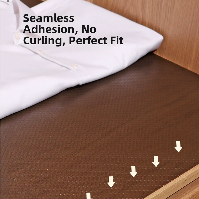 Priehľadná PEVA podložka do zásuvky, vodotesná a protizšmyková, zosilnená, na rezanie na mieru, vhodná do kuchyne, skriniek, chladničky a šatníkovej skrine – ochrana proti vlhkosti.