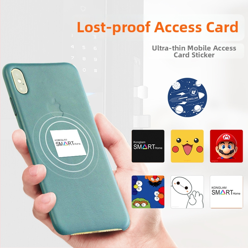 Smart karta – štítok na mobilný telefón, NFC bezkontaktná IC karta, kapacita 512, prevádzková teplota 30-70°C