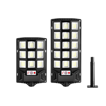 HX-27 solarno ulično svjetlo sa tri strane osvjetljenja, PIR senzor pokreta, IP65, 6W/6V, 6–12 h rada